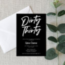 Buscar treinta sucios invitaciones Para todos