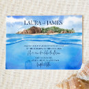 Buscar isla invitaciones Acuarela