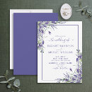 Buscar flores de la lavanda invitaciones Elegante