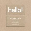 Buscar hello tarjetas de visita Moderna