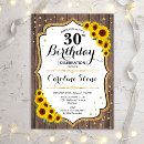 Buscar girasoles invitaciones de cumpleaños Para ella