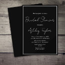 Buscar formal invitaciones Negro y blanco