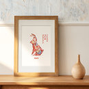 Buscar año del conejo arte Rojo
