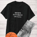 Buscar mamá favorito camisetas Adorable