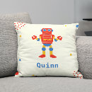 Buscar robot azul cojines Para niños