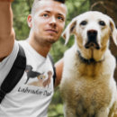 Buscar negro y amarillo camisetas Labrador