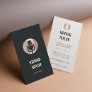Buscar voz tarjetas de visita Elegante