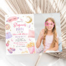 Buscar fiesta del sleepover invitaciones Noche de cine