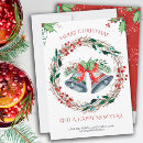 Buscar campanas tarjetas de navidad Nieve