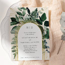 Buscar verde y beige invitaciones Acuarela