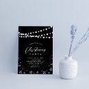 Buscar christmas gala invitaciones Negro