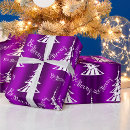 Buscar purple papel de regalo Árboles de navidad