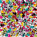 Buscar color rosa negro de tablas de skate Abstracto