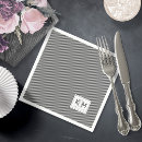 Buscar decorativas servilletas de papel Blanco y negro