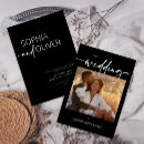 Buscar contemporáneo invitaciones Negro