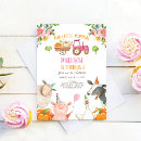 Buscar granja rosada invitaciones Viejo macdonald