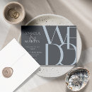 Buscar gris boda invitaciones Azul polvoriento