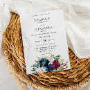 Buscar borgoña y blanco invitaciones Parejas