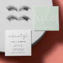 Buscar verde menta tarjetas de visita Salón de belleza