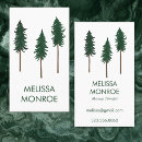Buscar naturalez tarjetas de visita Bosque