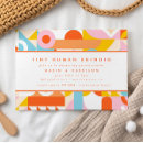Buscar naranja invitaciones Futura madre