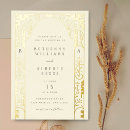 Buscar art nouveau invitaciones Monograma