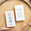 Buscar donut tarjetas de visita Productos horneados