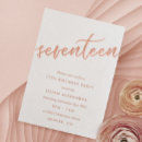 Buscar diecisiete invitaciones Chica