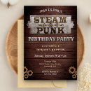 Buscar steampunk invitaciones Industrial