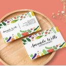 Buscar nutricionista tarjetas de visita Profesional