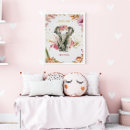 Buscar elefante floral posters Niña