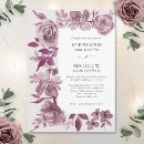 Buscar color burdeos invitaciones Botánico