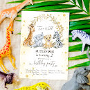 Buscar africano del safari invitaciones de cumpleaños Jungla