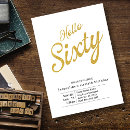 Buscar sesenta invitaciones Caligrafía