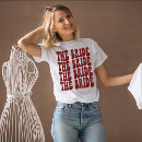 Buscar rojo oscuro camisetas Para ella