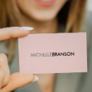 Buscar pink tarjetas de visita Consultor