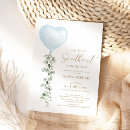 Buscar corazones azules invitaciones Futura madre