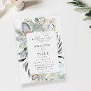 Buscar verde menta invitaciones Elegante
