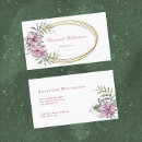 Buscar flores tropicales tarjetas de visita Verde