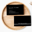 Buscar black and white tarjetas de visita Simple