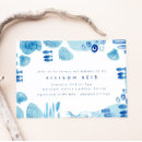 Buscar del océano invitaciones Azul