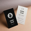 Buscar voz tarjetas de visita Elegante