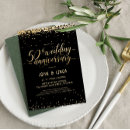 Buscar 50th wedding anniversary invitaciones Gold