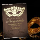Buscar mascara invitaciones Negro