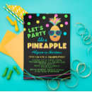 Buscar pineapple invitaciones Verde
