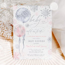 Buscar copos de nieve de plata invitaciones Rosa y plata