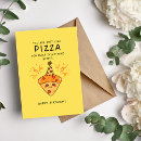 Buscar rebanada de pizza tarjetas Divertido