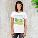 Buscar tierra verde camisetas Para ella