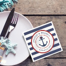 Buscar rayas azul marino servilletas Invitados