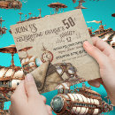Buscar del steampunk invitaciones de cumpleaños General y unisex